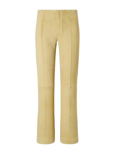 STOULS Georgette Straight-leg Suede Pants | Thumbnail 1 STOULS Georgette Straight-leg Suede Pants | Thumbnail 1