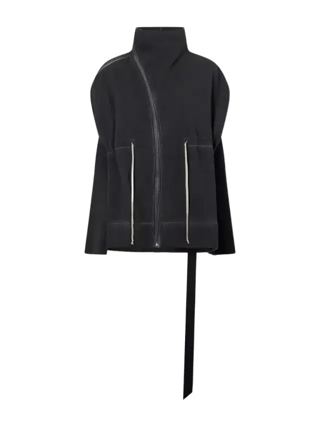Rick Owens Mountain Sail Drawstring Cotton-jersey Jacket