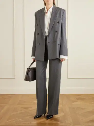Stella McCartney Doubled-breasted Oversized Wool Blazer | Thumbnail 2 Stella McCartney Doubled-breasted Oversized Wool Blazer | Thumbnail 2