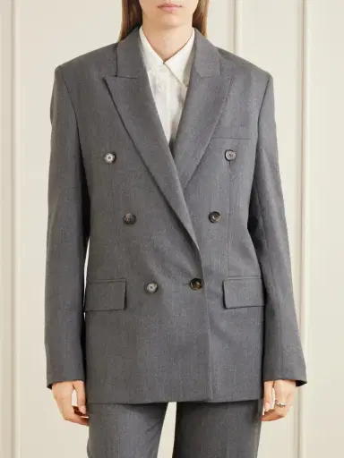 Stella McCartney Doubled-breasted Oversized Wool Blazer | Thumbnail 3 Stella McCartney Doubled-breasted Oversized Wool Blazer | Thumbnail 3