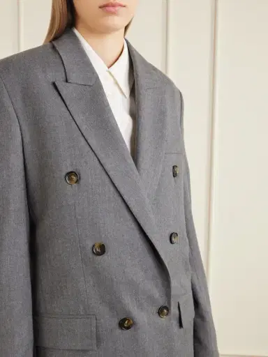 Stella McCartney Doubled-breasted Oversized Wool Blazer | Thumbnail 5 Stella McCartney Doubled-breasted Oversized Wool Blazer | Thumbnail 5