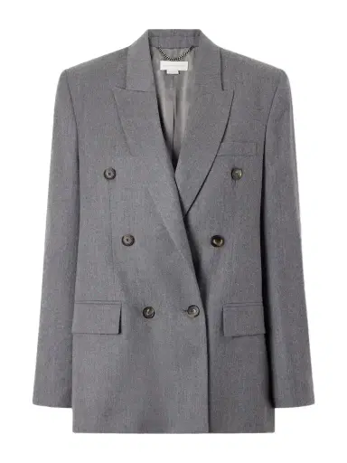 Stella McCartney Doubled-breasted Oversized Wool Blazer | Thumbnail 1 Stella McCartney Doubled-breasted Oversized Wool Blazer | Thumbnail 1