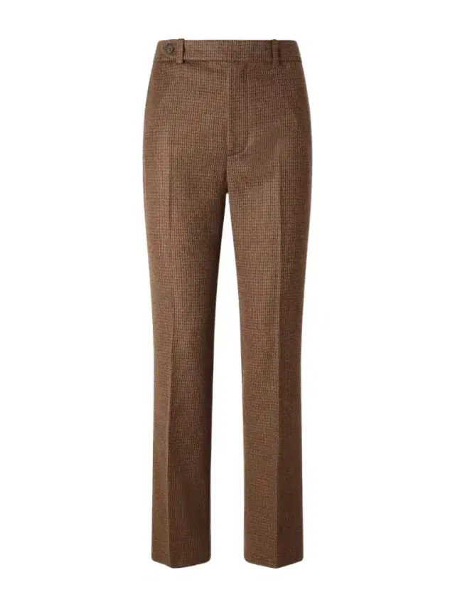 Polo Ralph Lauren Houndstooth Cotton-blend Straight-leg Pants