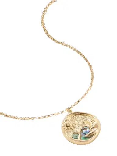 L’Atelier Nawbar Eternal Sunrise 18-karat Gold And Abalone Necklace | Thumbnail 1