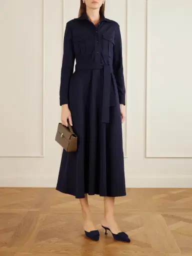 Giuliva Heritage The Dora Wool-jersey Midi Dress | Thumbnail 2