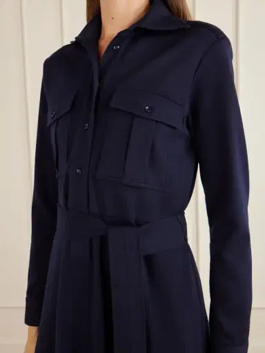 Giuliva Heritage The Dora Wool-jersey Midi Dress | Thumbnail 4
