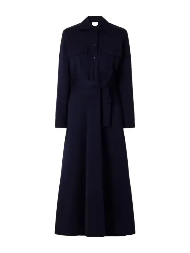 Giuliva Heritage The Dora Wool-jersey Midi Dress