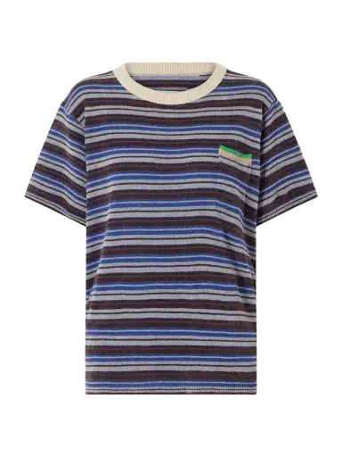 Maison Margiela Striped Knitted T-shirt | Thumbnail 1