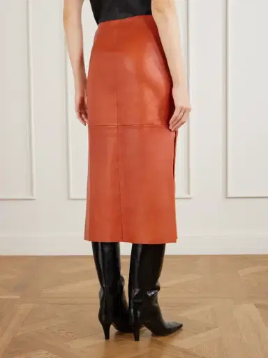 STOULS Winona Leather Midi Skirt | Thumbnail 4 STOULS Winona Leather Midi Skirt | Thumbnail 4