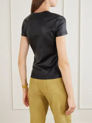 STOULS Gigi Leather T-shirt | Thumbnail 3 STOULS Gigi Leather T-shirt | Thumbnail 3