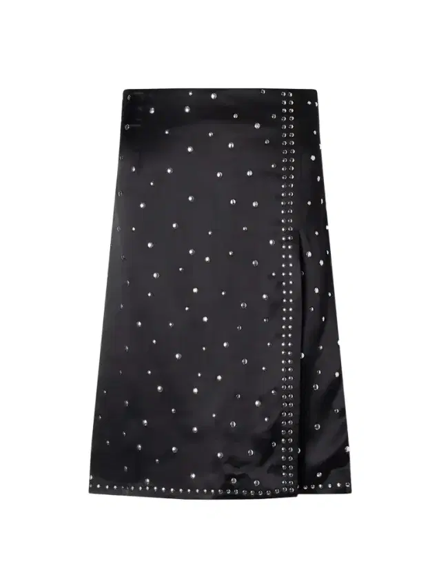 Wales Bonner Cosmic Embellished Satin Midi Skirt