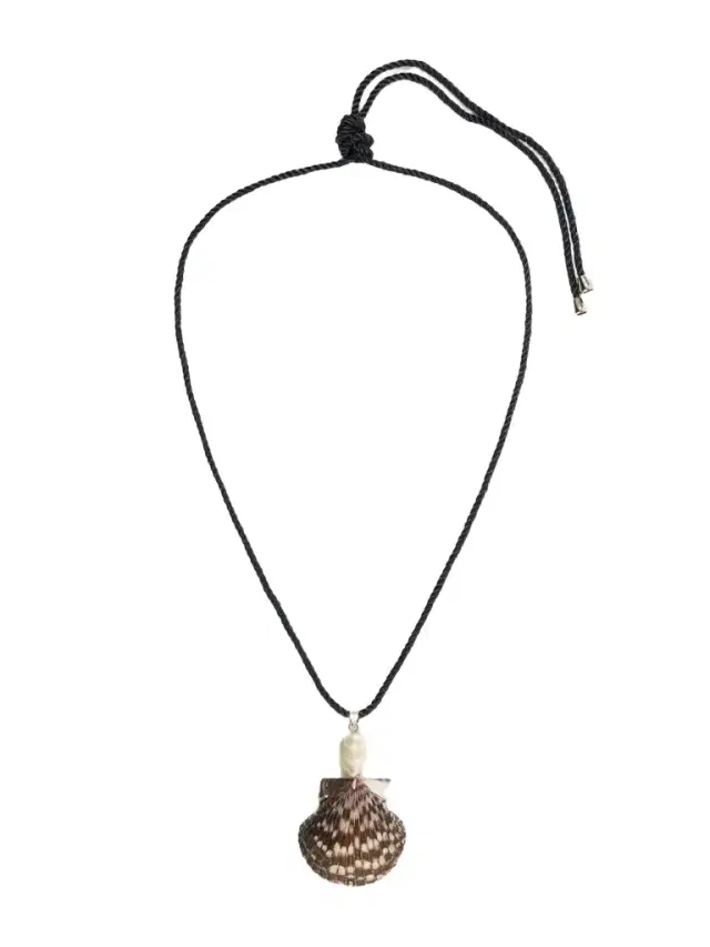 Jennifer Behr Rhodes Silver-tone Shell Necklace