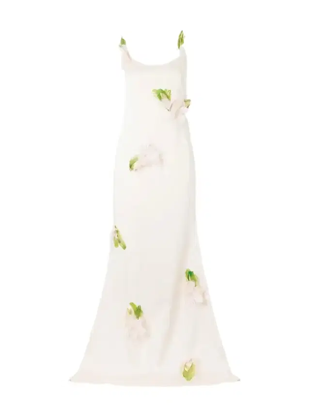Ilkyaz Ozel Mellow Floral-embellished Satin Gown