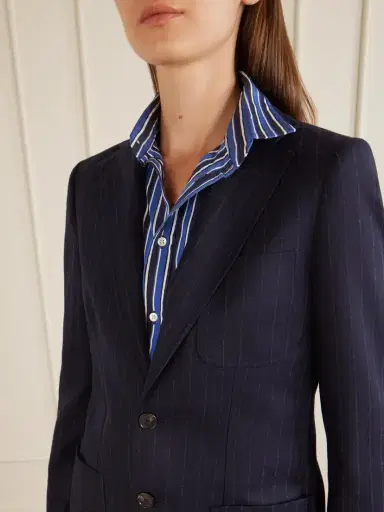 Polo Ralph Lauren Pinstriped Wool Blazer | Thumbnail 5