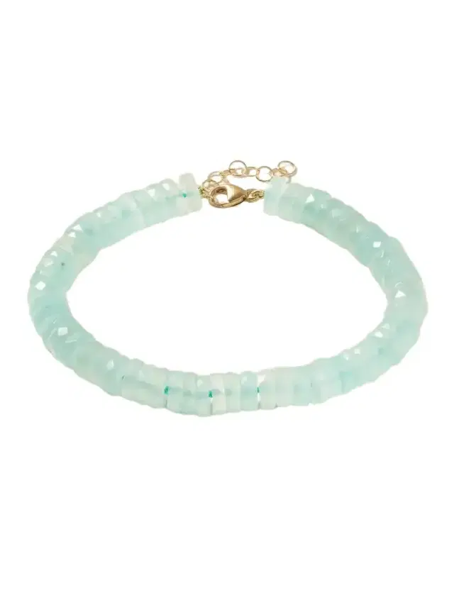 JIA JIA Aurora Maldives 14-karat Gold Chalcedony Beaded Bracelet