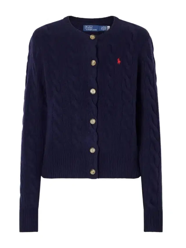 Polo Ralph Lauren Logo-embroidered Wool And Cashmere-blend Cardigan