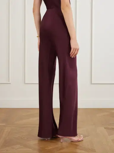Veronica Beard Braddock Satin Wide-leg Pants | Thumbnail 4 Veronica Beard Braddock Satin Wide-leg Pants | Thumbnail 4