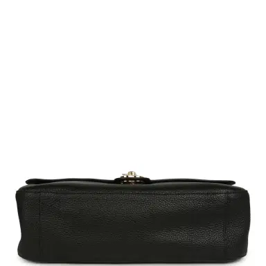 Chanel Chanel Maxi "Souplissimo" Small Flap Bag Black Grained Calfskin Gold Hardware | Thumbnail 7