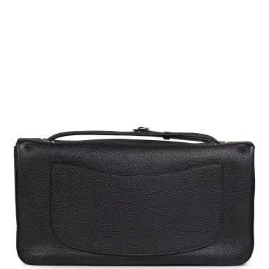 Chanel Chanel Maxi "Souplissimo" Small Flap Bag Black Grained Calfskin Gold Hardware | Thumbnail 5