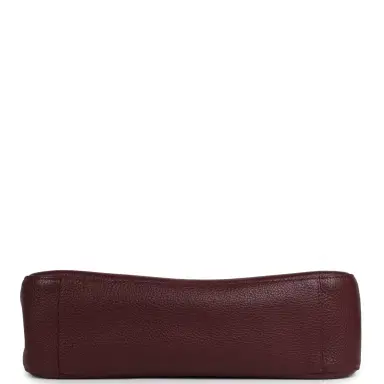 Chanel Chanel Maxi "Souplissimo" Small Flap Bag Burgundy Grained Calfskin Gold Hardware | Thumbnail 7