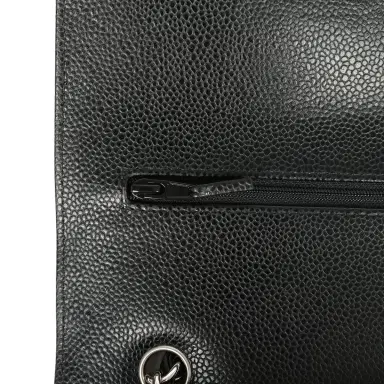 Chanel Chanel Maxi Classic Double Flap Bag Black Caviar Silver Hardware | Thumbnail 8 Chanel Chanel Maxi Classic Double Flap Bag Black Caviar Silver Hardware | Thumbnail 8