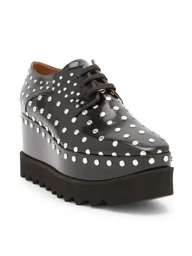 Stella McCartney Women's Elyse 75MM Studded Platform Derbys - Black - Size 11 | Thumbnail 2 Stella McCartney Women's Elyse 75MM Studded Platform Derbys - Black - Size 11 | Thumbnail 2