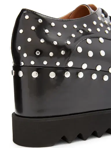 Stella McCartney Women's Elyse 75MM Studded Platform Derbys - Black - Size 11 | Thumbnail 5 Stella McCartney Women's Elyse 75MM Studded Platform Derbys - Black - Size 11 | Thumbnail 5