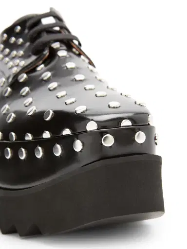 Stella McCartney Women's Elyse 75MM Studded Platform Derbys - Black - Size 11 | Thumbnail 6 Stella McCartney Women's Elyse 75MM Studded Platform Derbys - Black - Size 11 | Thumbnail 6