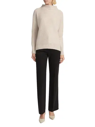 Vince Women's Funnelneck Cashmere Sweater | Thumbnail 2