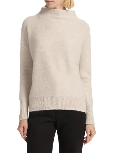 Vince Women's Funnelneck Cashmere Sweater | Thumbnail 3