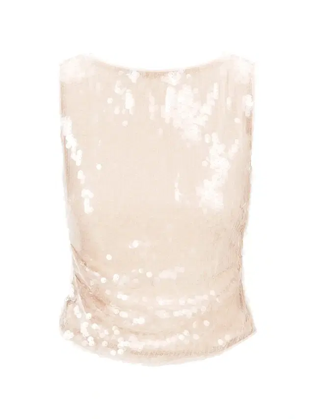 Staud Women's Eton Sequined Sleeveless Top - Moon
