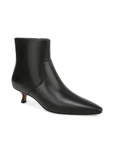 Vince Women's Simone 45MM Leather Ankle Boots - Black - Size 6 | Thumbnail 2 Vince Women's Simone 45MM Leather Ankle Boots - Black - Size 6 | Thumbnail 2