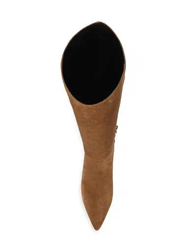Vince Women's Adan 40MM Suede Knee-High Boots - Elmwood - Size 11 | Thumbnail 4 Vince Women's Adan 40MM Suede Knee-High Boots - Elmwood - Size 11 | Thumbnail 4