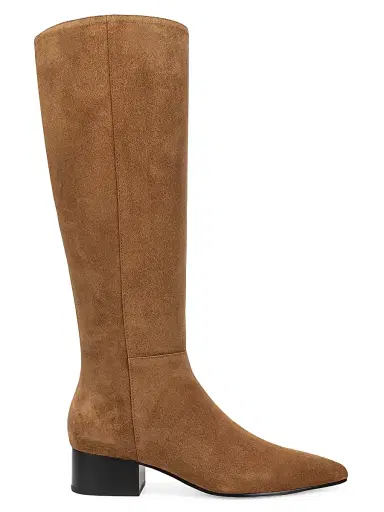 Vince Women's Adan 40MM Suede Knee-High Boots - Elmwood - Size 11 | Thumbnail 1 Vince Women's Adan 40MM Suede Knee-High Boots - Elmwood - Size 11 | Thumbnail 1