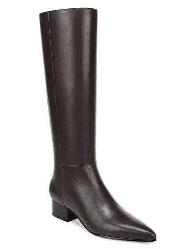 Vince Women's Adan 40MM Leather Knee-High Boots - Ganache - Size 9.5 | Thumbnail 2