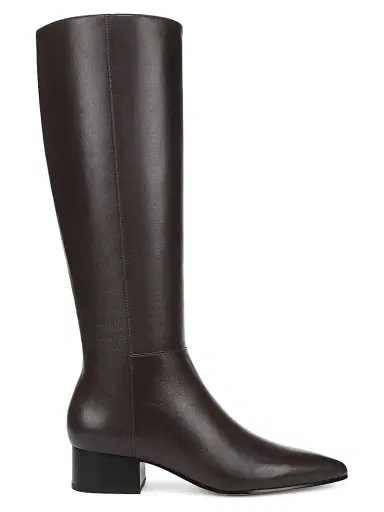 Vince Women's Adan 40MM Leather Knee-High Boots - Ganache - Size 9.5 | Thumbnail 1