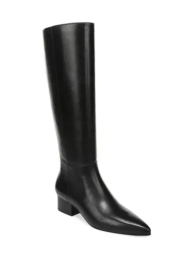 Vince Women's Adan 40MM Leather Knee-High Boots - Black - Size 11 | Thumbnail 2 Vince Women's Adan 40MM Leather Knee-High Boots - Black - Size 11 | Thumbnail 2