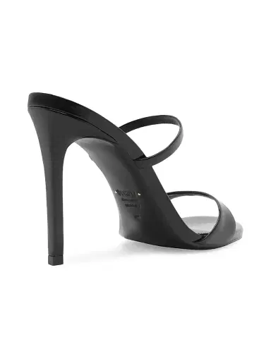 Schutz Women's Jessica 110MM Leather Sandals - Black | Thumbnail 3