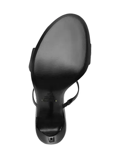Schutz Women's Jessica 110MM Leather Sandals - Black | Thumbnail 7