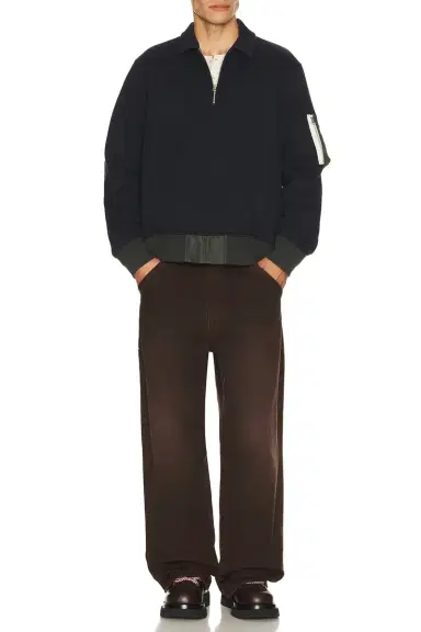 Sacai Sponge Sweat Polo Shirt | Thumbnail 4