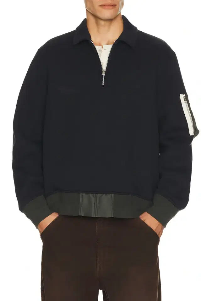 Sacai Sponge Sweat Polo Shirt