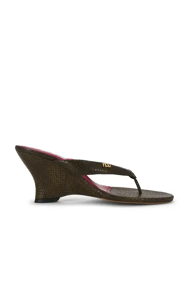 NOU for FWRD For Fwrd Puff Wedge Sandal
