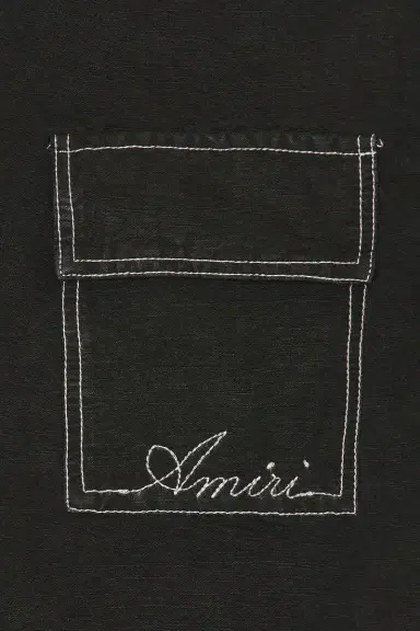 Amiri Script Linen Shirt | Thumbnail 5 Amiri Script Linen Shirt | Thumbnail 5