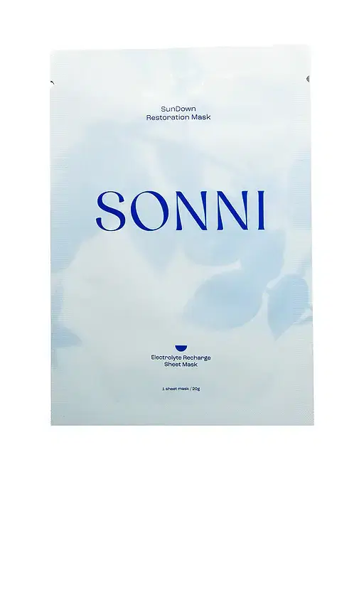 SONNI Sundown Restoration Electrolyte Sheet Mask Pack Of 4
