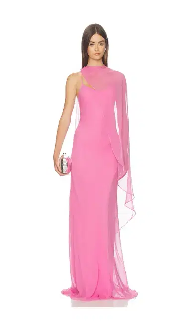 The Sei Cami Gown With Slit And Cape | Thumbnail 1