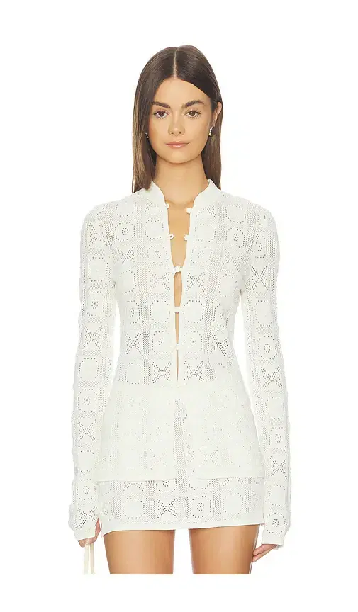 Stone Cold Fox x REVOLVE Adari Pointelle Cardigan