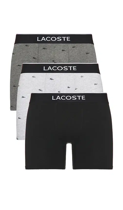 Lacoste 3-Pack Boxer Briefs