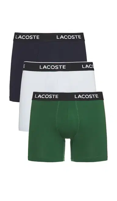 Lacoste Cotton Jersey Boxer Briefs 3-Pack | Thumbnail 1