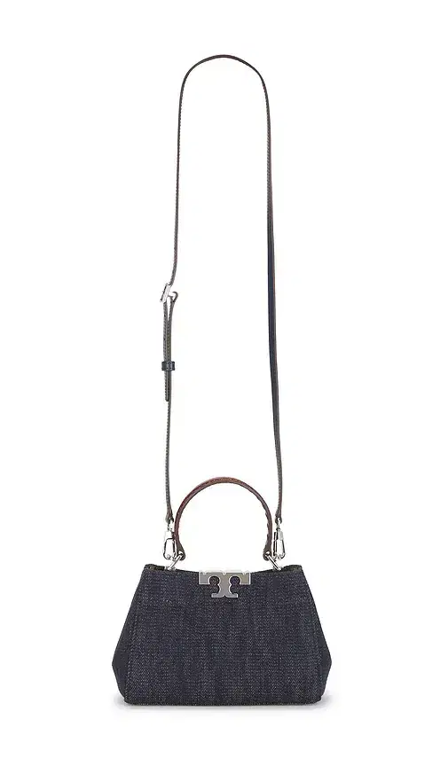 Tory Burch Eleanor Denim Mini Satchel Bag