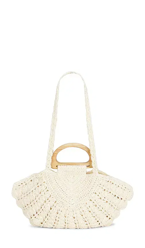 8 Other Reasons Hand Crochet Shell Clutch Bag